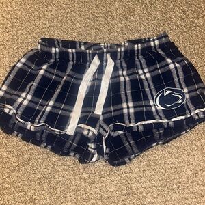Boxercraft Navy and White Plaid Shorts